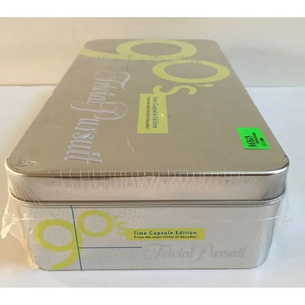 NEW Trivial Pursuit 90s Time Capsule Edition Trivia Metal Case Parker Brothers